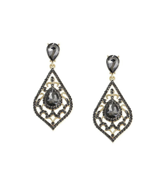 Women's Silver Dazzling Drop Earrings