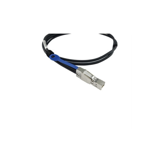 BlueOptics 9370CMSASCAB2-0030-BL - 1 m - MiniSAS-HD (SFF-8644) - MiniSAS-HD (SFF-8644) - Male/Male - Black - Silver - 12 Gbit/s