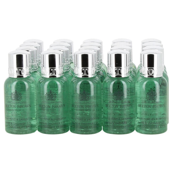 Molton Brown Hotel & Reise Duschgel-Set 20 x 30 ml Wild Mint & Lavandin Bath & Shower Gel