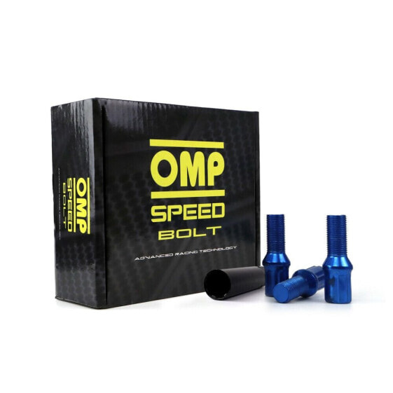 Set Гайки OMP 27 mm Синий 20 uds M12 x 1,25