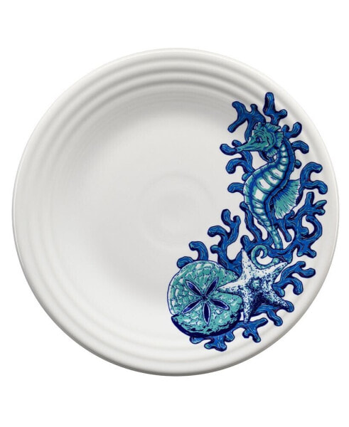 Coastal Seahorse Luncheon Plate