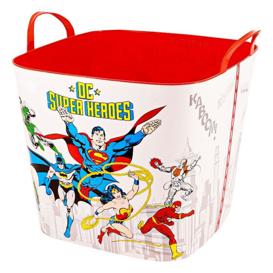 SP BERNER Life Story Basket 25L Justice League Superheroes Warner Storage Box