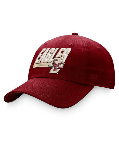 Men's Maroon Boston College Eagles Slice Adjustable Hat