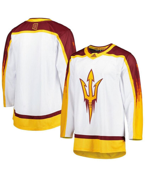 Men's White Arizona State Sun Devils Alternate Desert Inferno Hockey Jersey