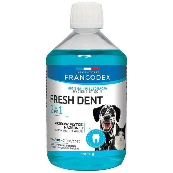 Ополаскиватель для полости рта Francodex Fresh dent 500 ml кот Пёс