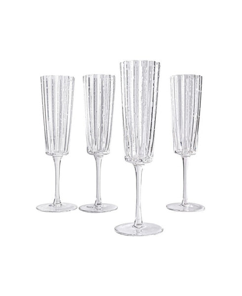 Champagne Glasses, Set of 4