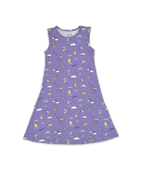 Toddler |Child Girls Rainbow Bear Dress