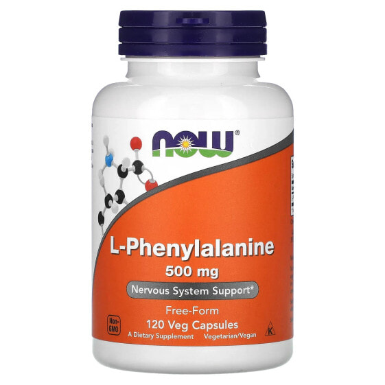 L-Phenylalanine, 500 mg, 120 Veg Capsules