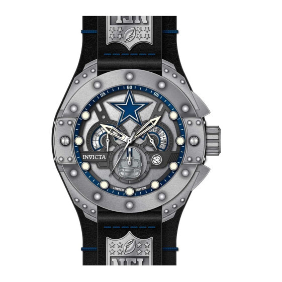 Invicta NFL Dallas Cowboys Men's Watch - 52mm. Black. Steel (45114)