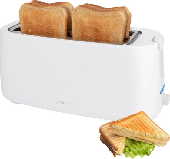 Toster Clatronic Clatronic TA 3802 white 4 slice long slot toaster