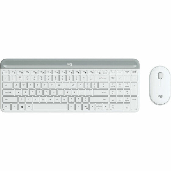 Мышь и клавиатура Logitech 920-009199 Белый Испанская Qwerty