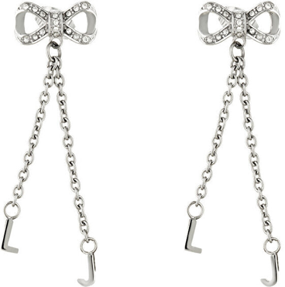 Steel earrings with LJ1289 bows