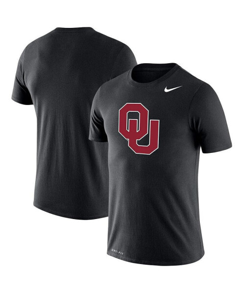 Men's Black Oklahoma Sooners Big and Tall Legend Primary Logo Performance T-shirt