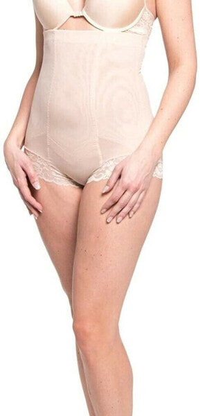 Magic BodyFashion Women's 238193 Tummy Control Panties Hi-Waist Shapewear Size L