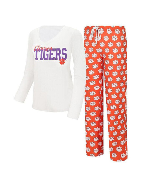 Пижама Concepts Sport Clemson Tigers V-Neck