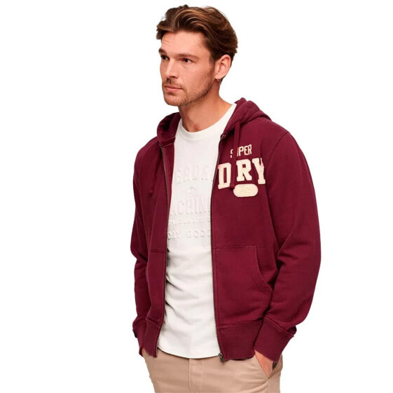 SUPERDRY Vintage Athletic full zip sweatshirt