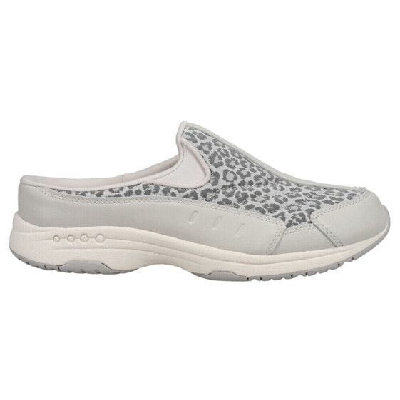 Easy Spirit Traveltime Leopard Mule Womens Grey Sneakers Casual Shoes TRAVELTIM