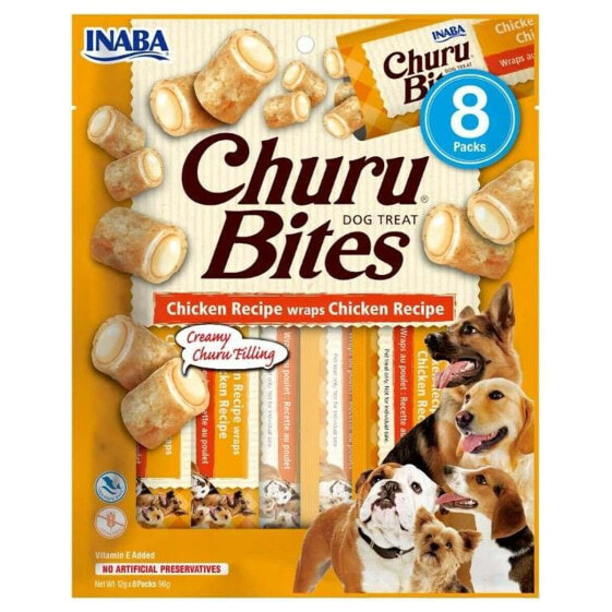 Dog Snack Inaba Churu Bites Chicken 8 x 12 g