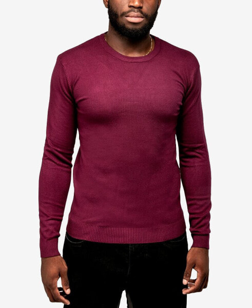 Men's Basic Crewneck Pullover Midweight Sweater