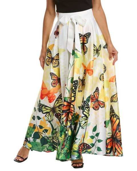 Gracia Butterfly Nature Maxi Skirt Women's