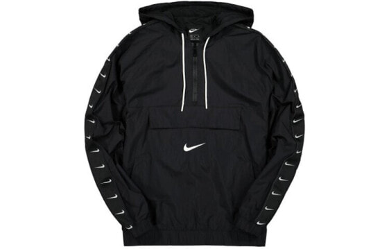 Nike Swoosh 运动休闲合身拉链连帽保暖 "夹克 男款 黑色 / Куртка Nike Swoosh CD0419-010