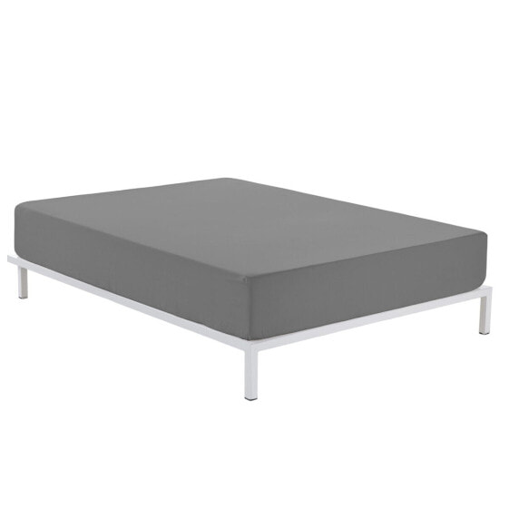 Fitted bottom sheet Alexandra House Living Titanium 90 x 190/200 cm