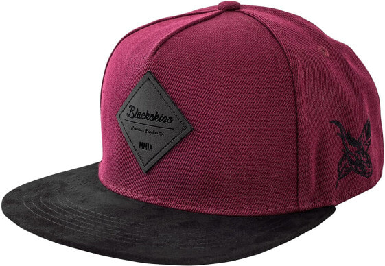 Blackskies® Port Snapback Cap | Damen Herren Baseball Kappe | Basecap mit Kunst-Wildleder Schirm Suede | Diverse Farben