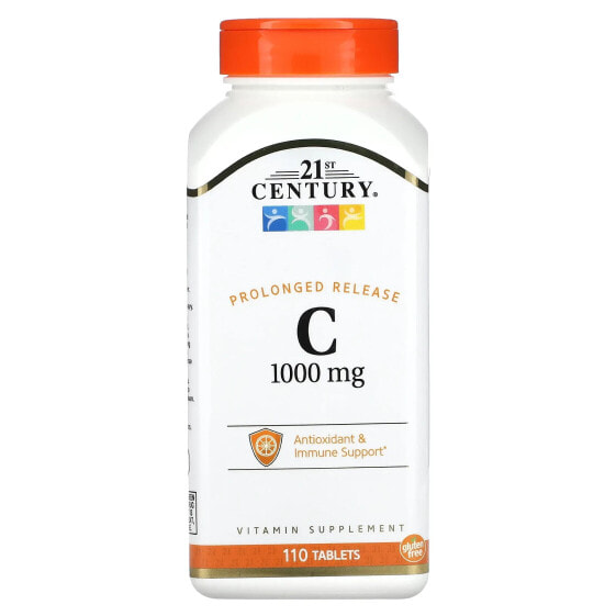 Витамин C с медленным высвобождением 21st Century 500 мг, 110 таблеток