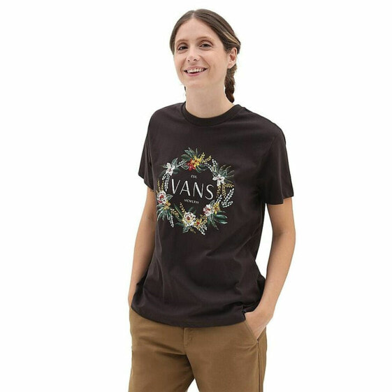 Футболка женская Vans Wreath Of Flowers Bff Tee-B