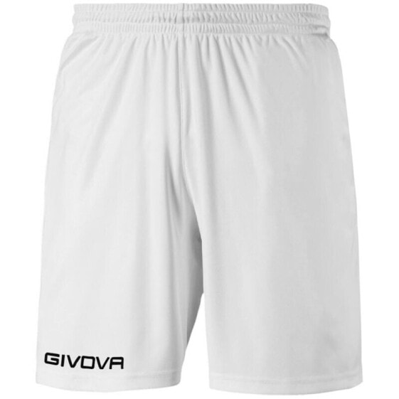 Спортивные шорты Givova Capo Interlock Белые 100% полиэстер