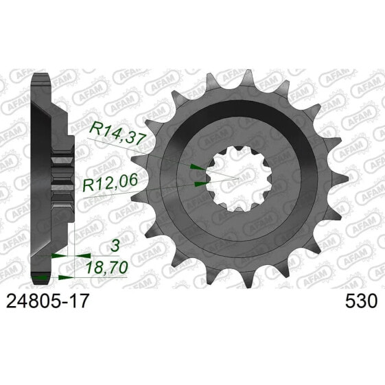 AFAM 24805 Front Sprocket