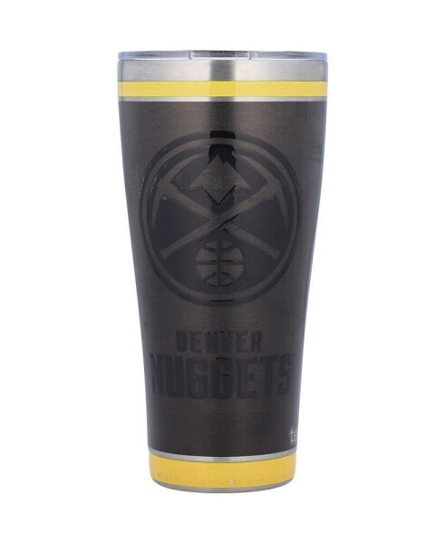 Металлическая кружка Tervis Tumbler Denver Nuggets 30 унций черная, изоляционная