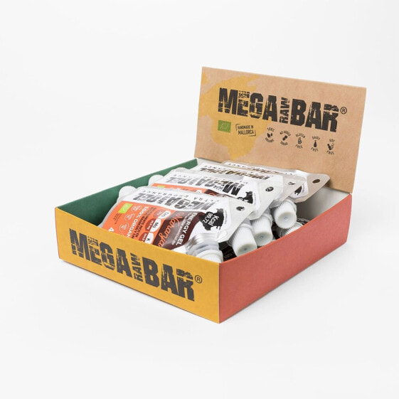 Энергетические батончики MEGARAWBAR Box 10 штук апельсиновые