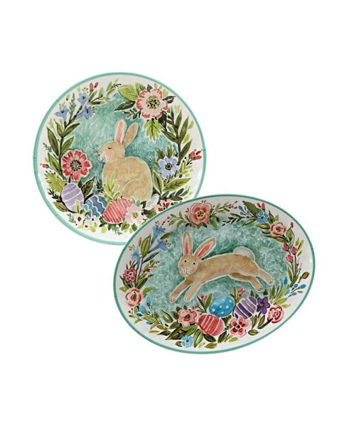 Joy of Easter Melamine 2-PC Platter Set