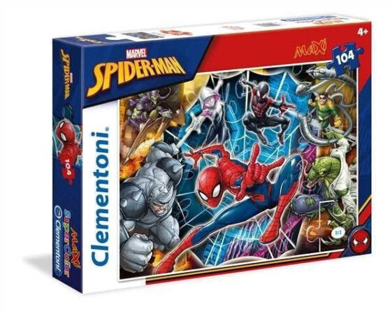 Пазл развивающий Clementoni Spiderman, 104 элемента