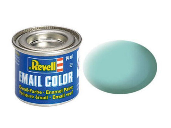 Краска матовая Revell Light green RAL 6027 14 мл - банка - бирюзовая