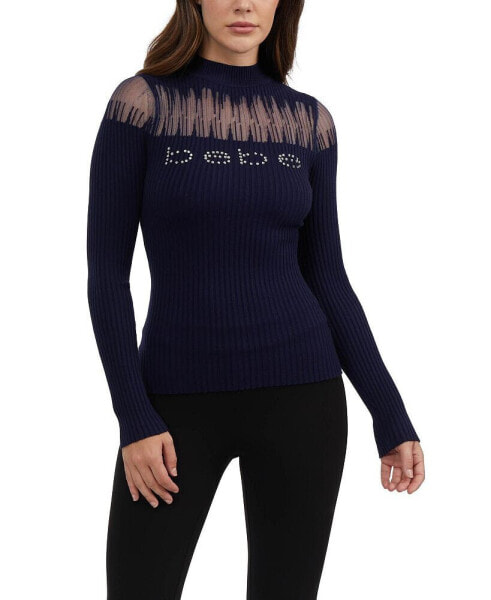 Women's Crewneck Sweater with Logo
