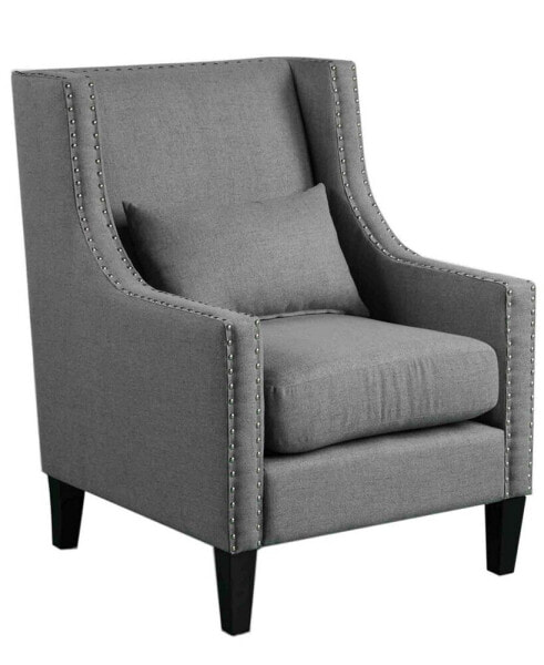 Кресло с обивкой Best Master Furniture Glenn с отделкой гвоздями