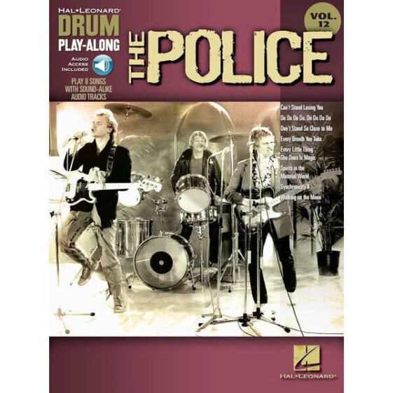 Ударные барабаны Hal Leonard Drum Play-Along The Police