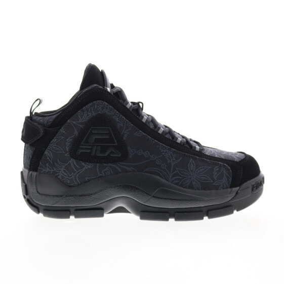 Fila Grant Hill 2 Floral Jacquard Womens Black Athletic Basketball Shoes