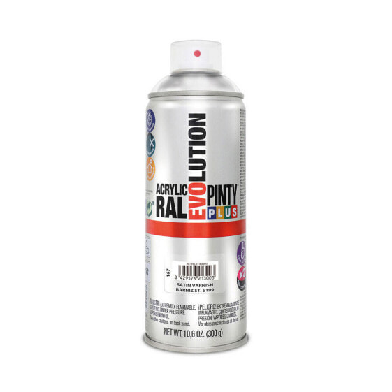 Varnish Spray Pintyplus Evolution S199 400 ml Satin finish Colourless
