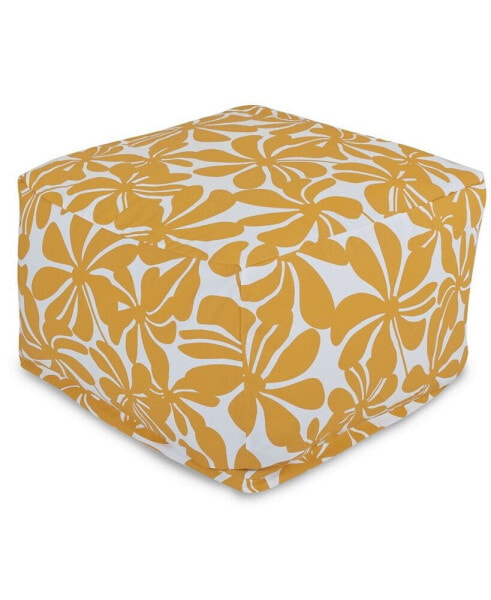 Plantation Ottoman Square Pouf 27" x 17"