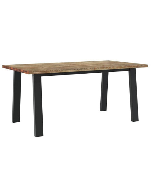 Dining Table Solid Acacia Wood 66.9"x35.4"