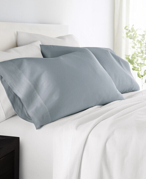300 Thread Count Solid Cotton Pillowcase Pair, Standard