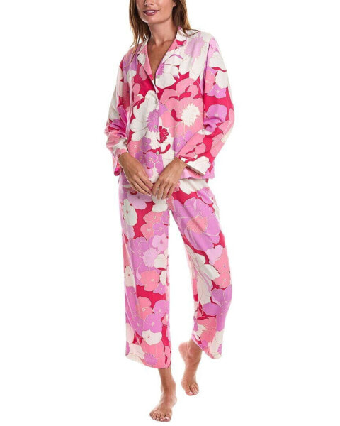 Natori 2Pc Croisette Pajama Pant Set Women's