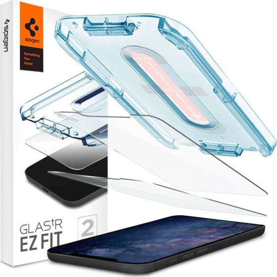 Spigen Spigen Glas.TR iPhone 12 Mini 2-Pack "EZ FIT" AGL01811 szkło hartowane