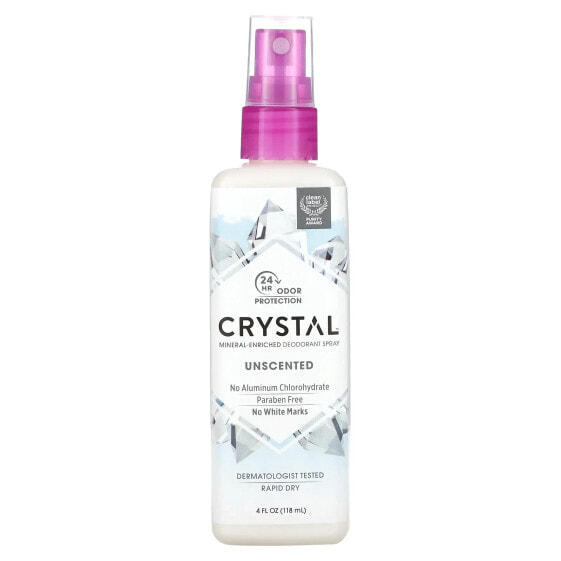 Дезодорант без запаха Crystal Mineral-Enriched, 4 ж. унции (118 мл)