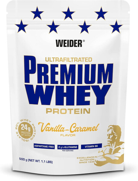 Weider Premium Whey Protein Powder, Low Carb Protein Shakes with Whey Protein Isolate, Strawberry Vanilla, (1x 2.3 kg)