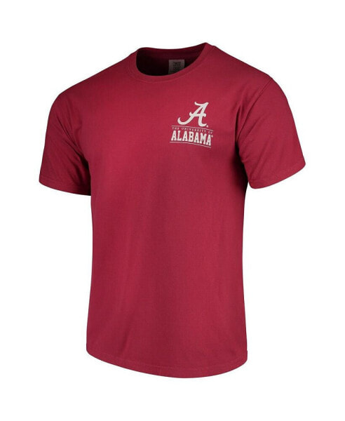 Men's Crimson Alabama Crimson Tide Comfort Colors Campus Icon T-shirt