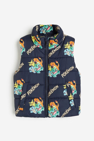 Printed Puffer Vest